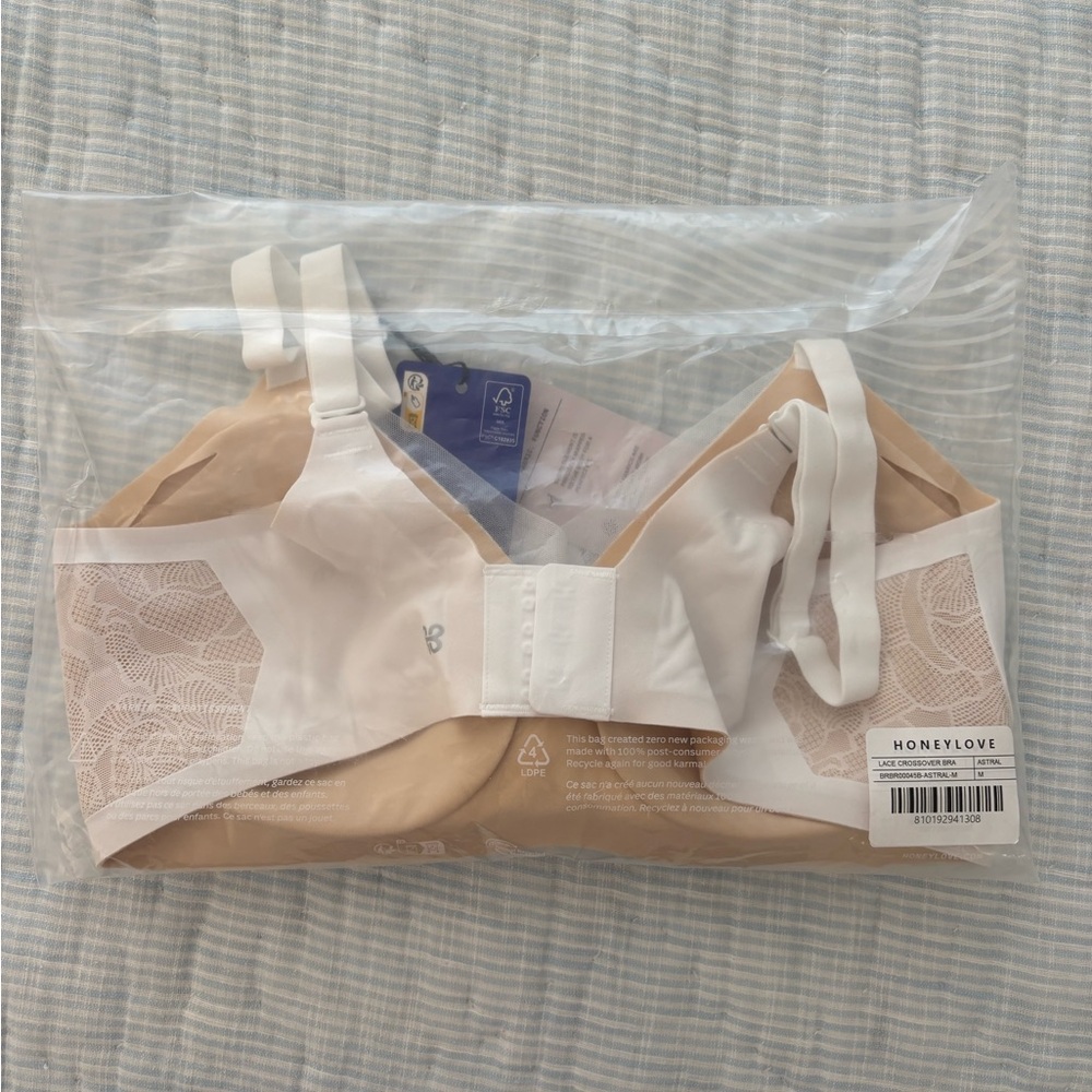 Honeylove White Wireless Bra - Picture 6 of 9